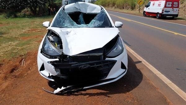 Mulher morre atropelada ao tentar atravessar rodovia