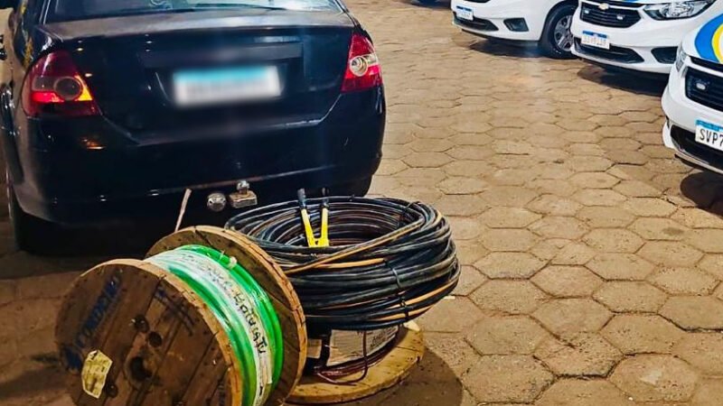 Trio preso por furto de fios de cobre da Embraer avaliados em R$ 50 mil