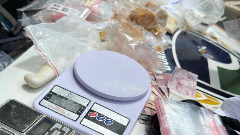 Briga em casa alugada pelo tráfico leva casal à prisão