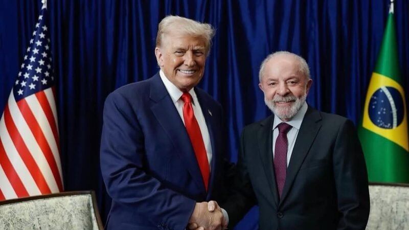 Lula se reúne com Trump e discute relações entre Brasil-EUA