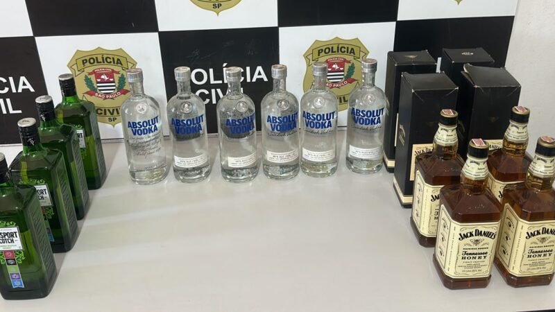 Comerciante preso por vender bebidas falsificadas