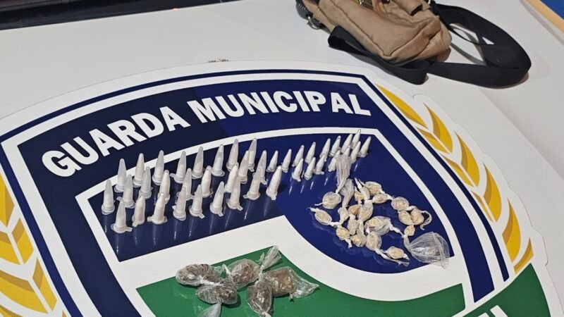 GCM captura homem que traficava para “quitar dívidas”