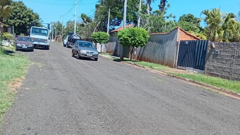 Lençóis Paulista utiliza material reciclado da Rondon para recuperar ruas