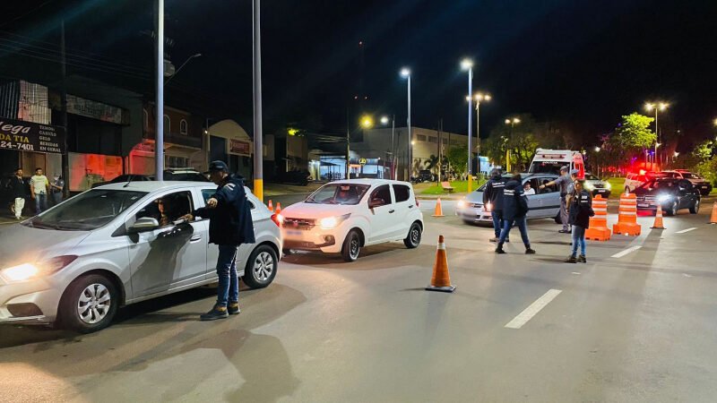 Fiscalização de trânsito efetua mais de 500 testes do bafômetro