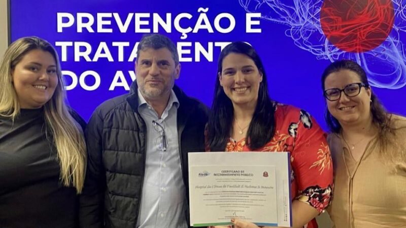 Unidade de AVC do HC de Botucatu reconhecida por excelência em atendimento