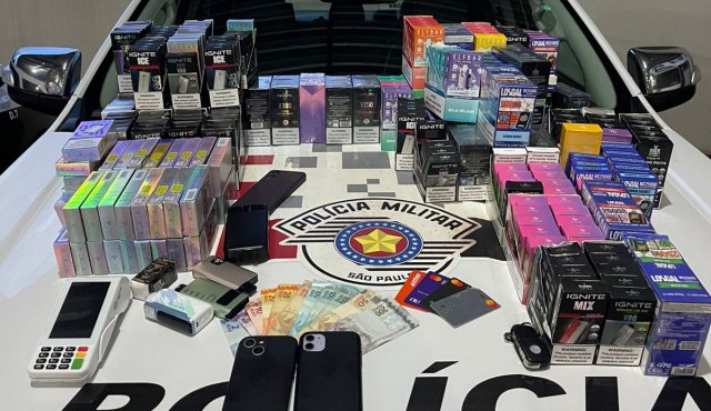 Botucatu: flagrante de contrabando em fiscalização de trânsito