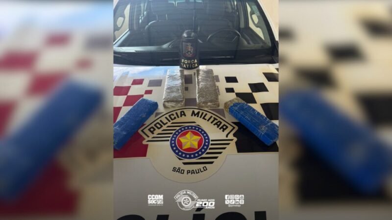 PM flagra tráfico de drogas em rodovia vicinal de Botucatu