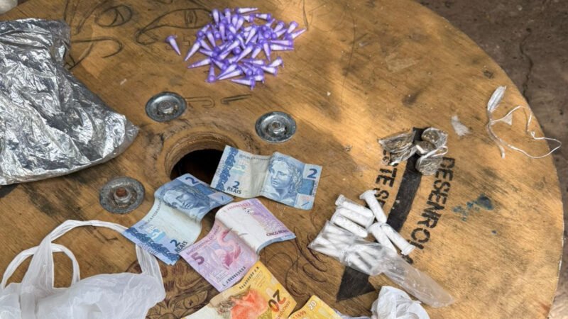 Cadeirante preso traficando ao lado da sobrinha de 11 anos