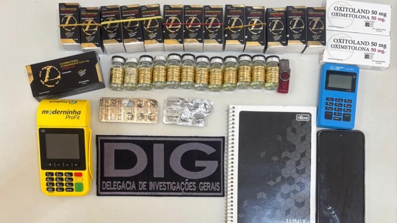 Polícia encerra esquema de venda de anabolizantes e medicamentos por aplicativos de mensagem