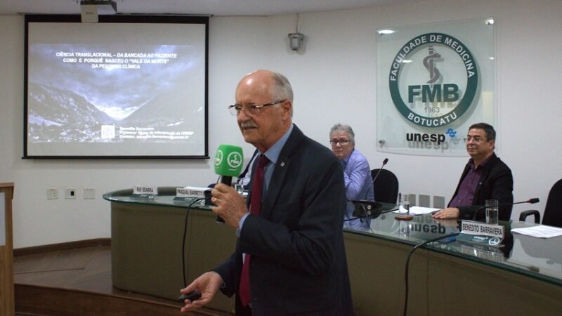Unesp Botucatu homenageia Benedito Barravieira pela aposentadoria