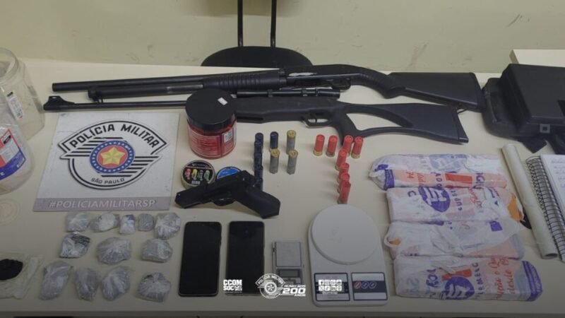 Polícia Militar prende família que coordenava pontos de venda de drogas