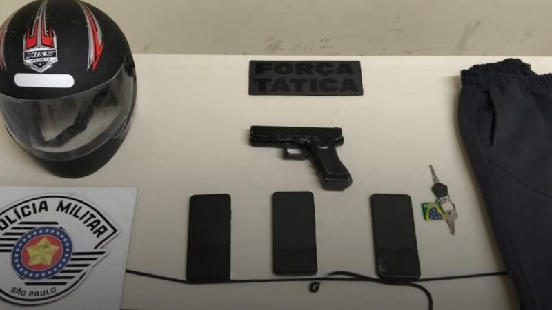 PM captura dupla responsável por série de roubos de motos