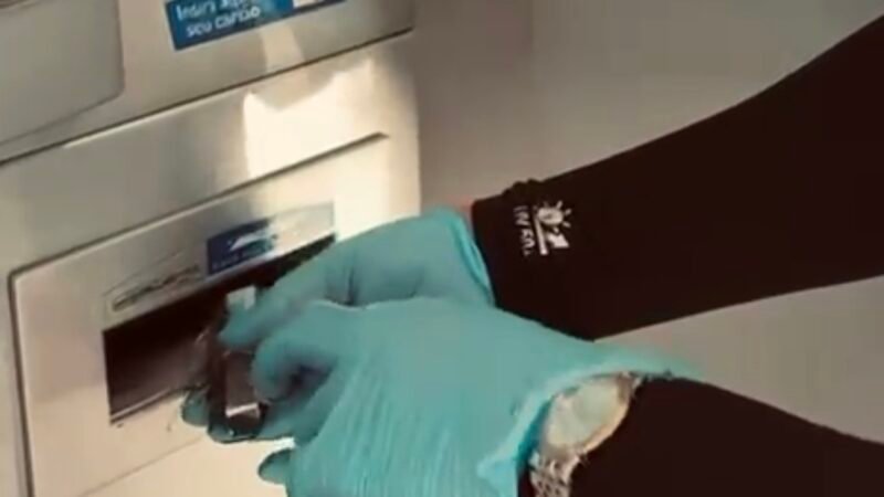 GCM apreende dispositivos de fraude em caixas eletrônicos de agência bancária