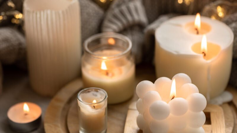 Curso gratuito para produção de velas decorativas com inscrições abertas