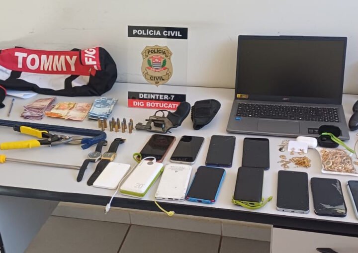 Polícia Civil prende quadrilha suspeita de roubos a residências na região