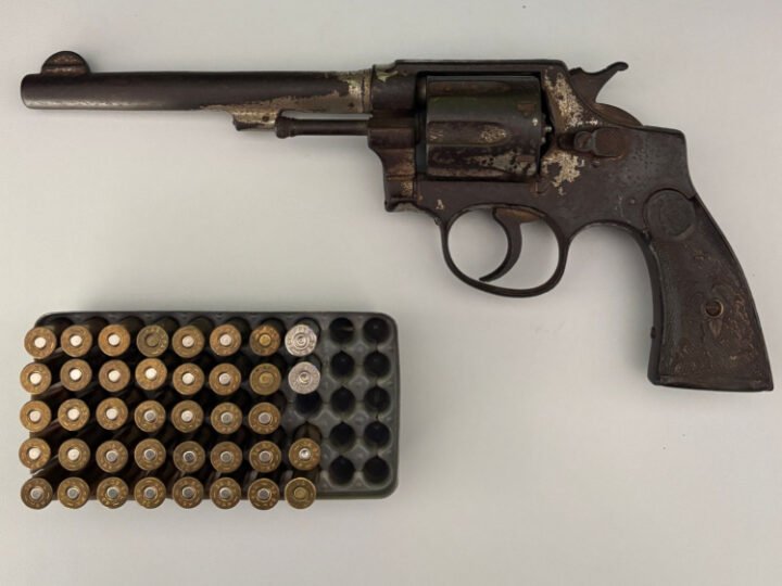Polícia apreende arma e munições em denúncia de violência doméstica