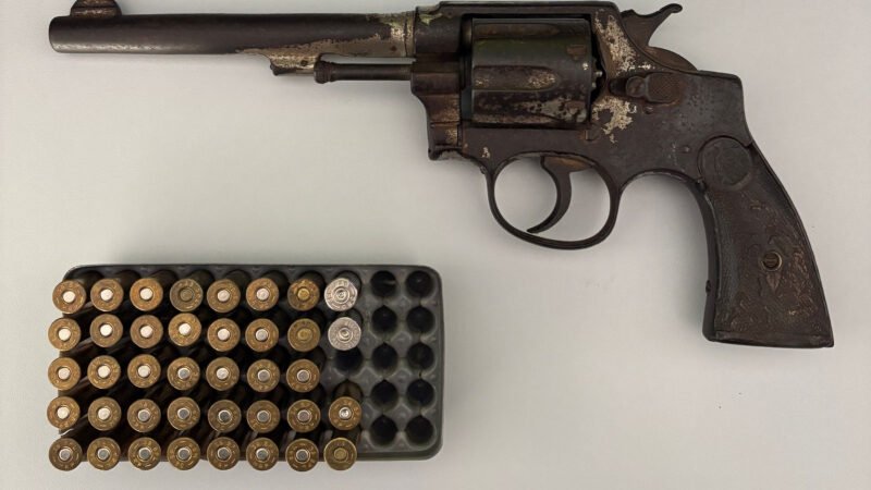 Polícia apreende arma e munições em denúncia de violência doméstica