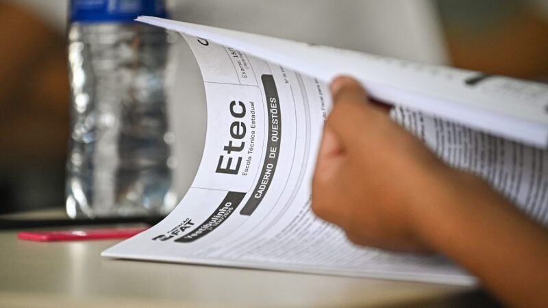 Inscrições para o Vestibulinho das Etecs vão até dia 25