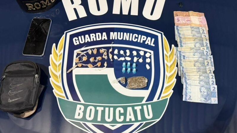 Traficante é capturado pela GCM ao tentar fugir por viela