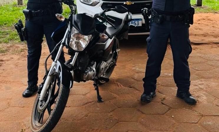 GCM recupera moto clonada denunciada pela Muralha Virtual