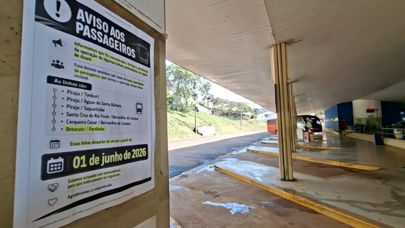 Empresa encerra linha de ônibus entre Botucatu e Pardinho