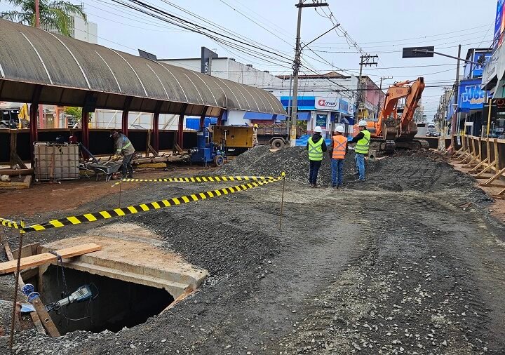 Avaré: obras contra enchentes avançam pela região central