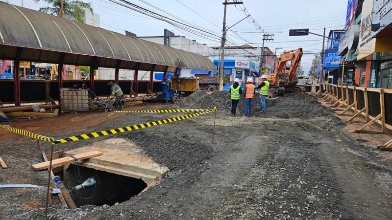 Avaré: obras contra enchentes avançam pela região central