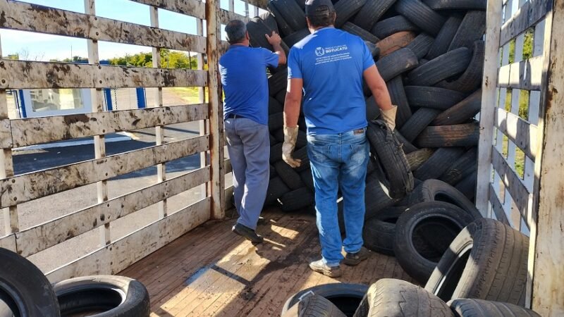 Botucatu recolheu mais de 130 toneladas de pneus usados neste ano