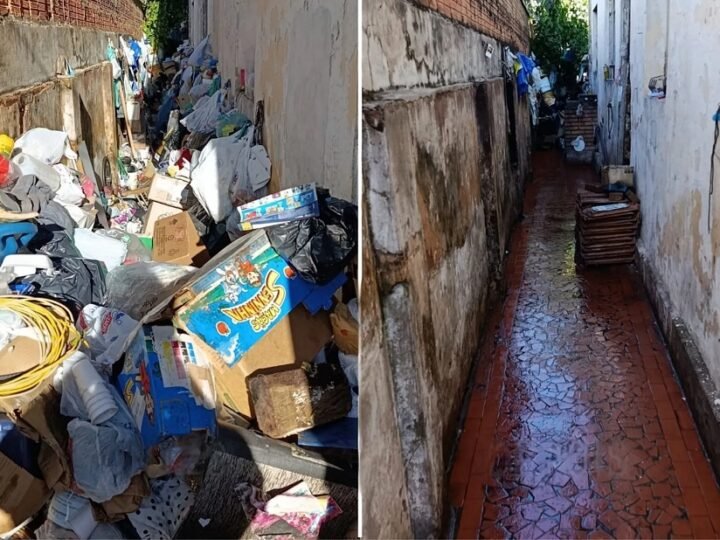 Prefeitura retira 6 caminhões de lixo e materiais de imóvel na Vila dos Lavradores
