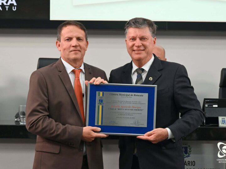 Engenheiro Reinaldo Henrique recebe o Título de “Botucatuense Emérito”