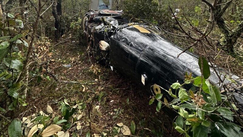 Queda de helicóptero leva à captura de procurado pela Justiça
