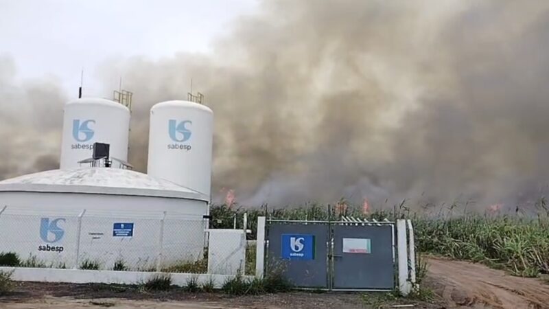 Incêndio criminoso atinge canavial no Rio Bonito