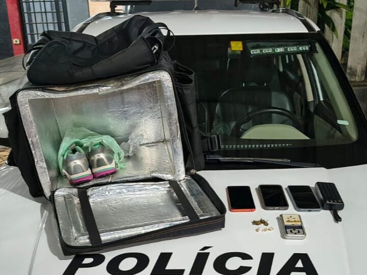 Traficante preso ao ser parado em blitz de trânsito