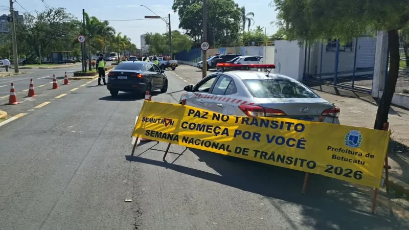 Botucatu terá ações educativas na Semana Nacional do Trânsito