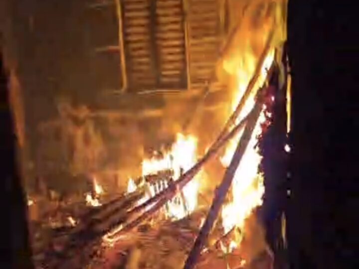Incêndio destrói imóvel abandonado em Botucatu