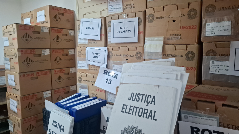 Justiça Eleitoral substitui seis urnas eletrônicas em Botucatu